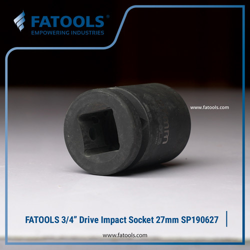 FATOOLS 3/4" IMPACT SOCKET 27mm 6PT Kunci Sock SP190627