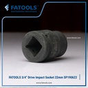 FATOOLS 3/4" DR IMPACT SOCKET 22MM 6PT SP190622