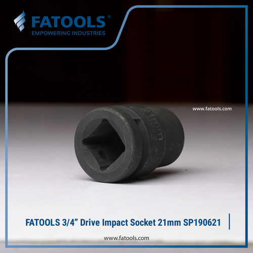 FATOOLS 3/4" DR IMPACT SOCKET 21mm 6PT Kunci Sock SP190621