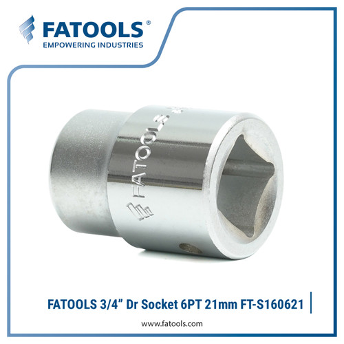 FATOOLS 3/4" Dr Socket 21mm 6PT Metric S160621