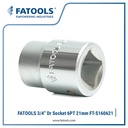 FATOOLS 3/4" Dr Socket 21mm 6PT Metric S160621
