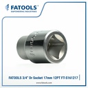 FATOOLS 3/4" Dr Socket 17mm 12PT Metric S161217