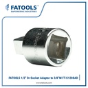 FATOOLS 1/2" Dr Socket Adaptor 1/2"F X 3/8"M S1208AD Kunci Sok Adapter