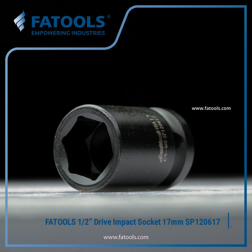 FATOOLS 1/2" Dr Impact Socket 17mm SP120617 Mata Kunci Sock