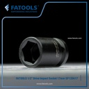 FATOOLS 1/2" Dr Impact Socket 17mm SP120617 Mata Kunci Sock