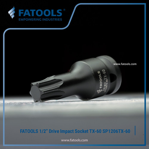 FATOOLS SP1206TX-60 1/2" Dr Impact Socket Torx Bit TX-60 Kunci Bintang