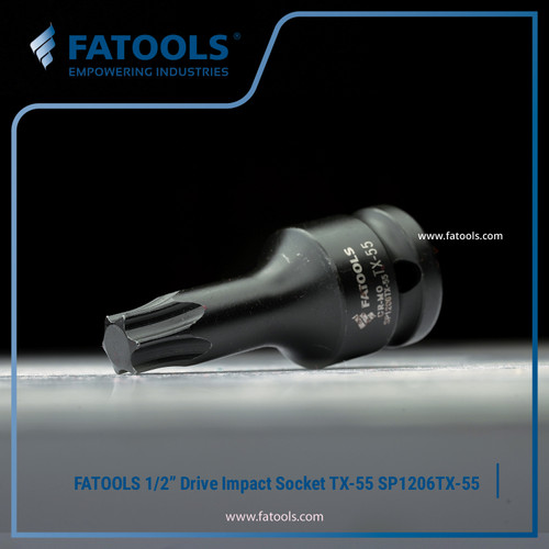 FATOOLS SP1206TX-55 1/2" Dr Impact Socket Torx Bit TX-55 Kunci Bintang