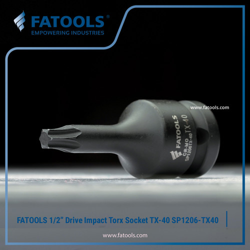 FATOOLS SP1206TX-40 1/2" Dr Impact Socket Torx Bit TX-40 Kunci Bintang