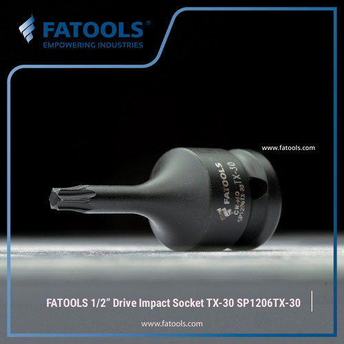 FATOOLS 1/2" Dr Impact Socket Torx Bit TX-30 SP1206TX-30 Kunci Bintang