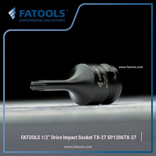 FATOOLS 1/2" Dr Impact Socket Torx Bit TX-27 SP1206TX-27 Kunci Bintang