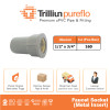 Fitting uPVC Trilliunpureflo Faucet Socket Metal Insert 1/2"x3/4" Inch