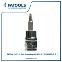 FATOOLS S0806PD-5.5 3/8" Dr Socket Flat Screwdriver Bit 1.0X5.5mm