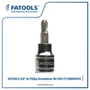 FATOOLS S0806PH3 3/8" Dr Socket Screwdriver Bit PH3 Obeng Plus Phillip