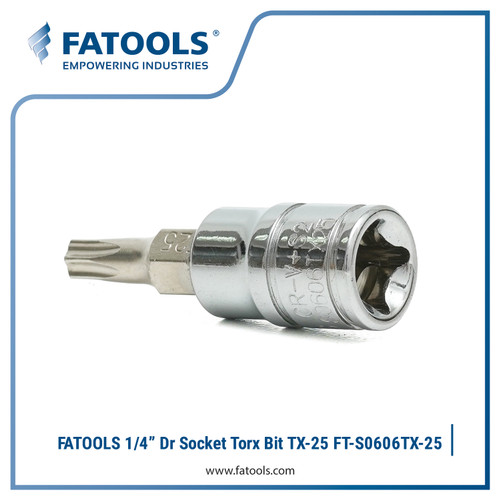 FATOOLS S0606TX-25 - 1/4" SOCKET TORX BIT SIZE TX-25