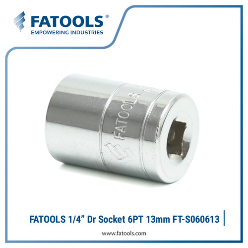 FATOOLS S060613 - 1/4" SOCKET METRIC 6PT SIZE 13