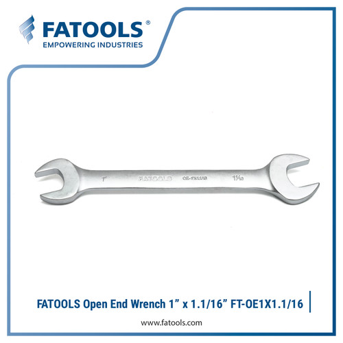 FATOOLS OE-1X1.1/16 Double Open End Wrench 1" x 1.1/16" Kunci Pas Inci