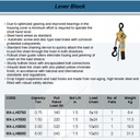 FATOOLS WA-LH1500 - RATCHET LEVER HOIST LH CAP.1.5TX1.5