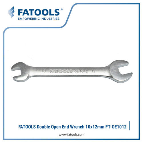 FATOOLS OE1012 Double Open End Wrench 10x12mm Kunci Pas CrV