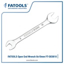 FATOOLS OE0810 Double Open End Wrench 8x10mm Kunci Pas CrV Forged