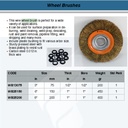 FATOOLS FW-WB25150 - WHEEL BRUSH SIZE 6"X30MMX1