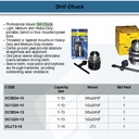 FATOOLS AM-DCJT3-16 - DRILL CHUCK SIZE 3-16 SIZE JT3