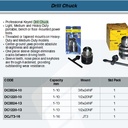 FATOOLS AM-DC3824-13 - DRILL CHUCK SIZE 1-13 3/8X24NF