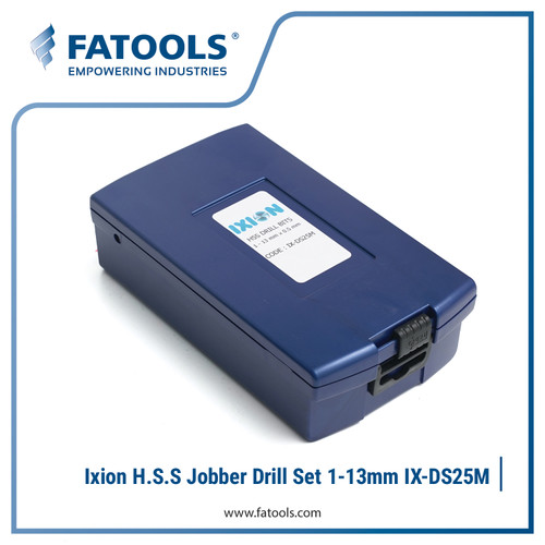 FATOOLS IX-DS25M IXION H.S.S Jobber Drill Set 1-13MM