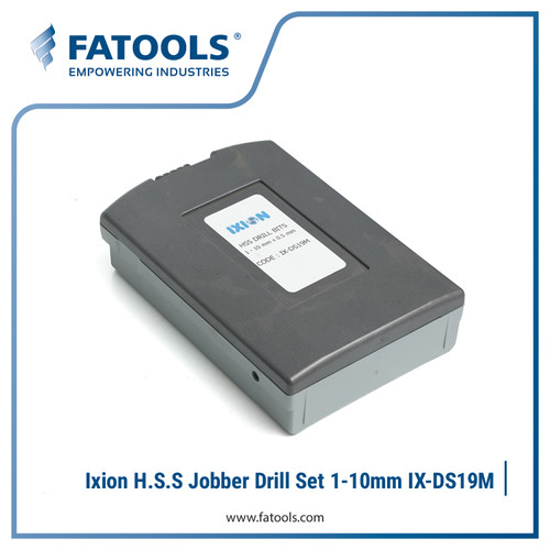 FATOOLS IX-DS19M IXION H.S.S Jobber Drill Set 1-10MM Mata Bor