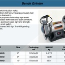 FATOOLS NE-BG250HD - HD BENCH GRINDER SIZE 10"