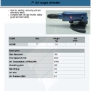 FATOOLS NP-AG180 Air Angle Grinder 7" Gerinda Angin Pneumatic