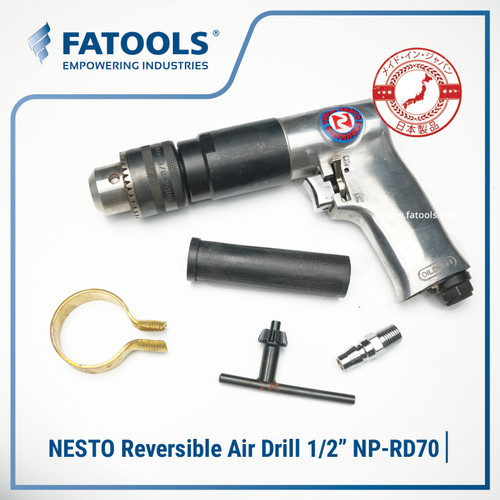 FATOOLS NP-RD70 - 1/2" AIR REVERSIBLE DRILL BOR ANGIN PNEUMATIC