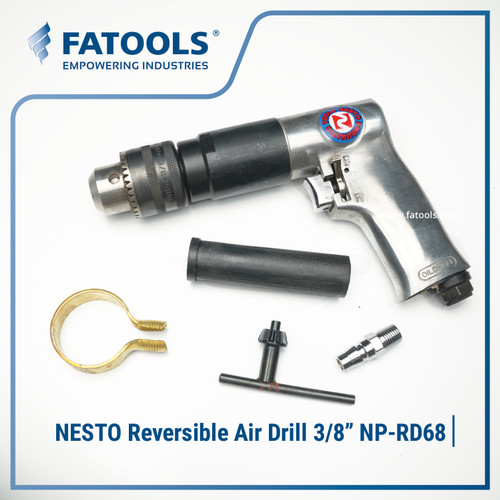 FATOOLS NP-RD68 - 3/8" AIR REVERSIBLE DRILL BOR ANGIN PNEUMATIC
