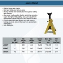 FATOOLS SH-JS012T Heavy Duty Jack Stand 12 T Ton Dongkrak