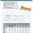 FATOOLS SH-LFJ03 - LONG FLOOR JACK CAP.3T MIN.145 MAX.610