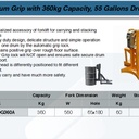 FATOOLS WA-DG360A - DRUM LIFTER SIZE SINGLE