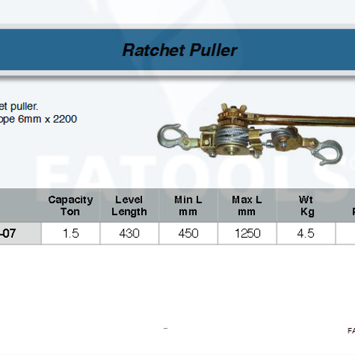 FATOOLS 22023-07 - NGK RATCHET PULLER  ONLY