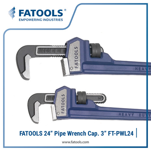 FATOOLS PWL24 24" HD Pipe Wrench CAP 3" Kunci Pipa Inggris