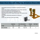 FATOOLS WA-DG720A - DRUM LIFTER SIZE DOUBLE