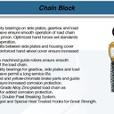 FATOOLS WA-CH030500 - HAND CHAIN HOIST CH CAP.3TX5