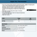 FATOOLS MT-ETP109 - DIGITAL PEN THERMOMETER SIZE -50-125C