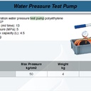 FATOOLS AF-T50K-P - TEST PUMP SIZE 50 KG/CM2
