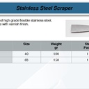 FATOOLS PS038 Flexible Paint Scraper 38mm Kape Gagang Pengerok Cat