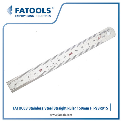 FATOOLS SSR015 - STRAIGHT RULER SIZE 150MM