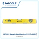 FATOOLS AL400 Aluminium Level 16" 400mm Waterpass Spirit Magnet
