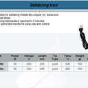 FATOOLS HY8092 - SOLDERING IRON SIZE 30W