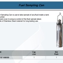 FATOOLS AL-FST1000SS - FUEL SAMPLER CAN SIZE 1 LTR