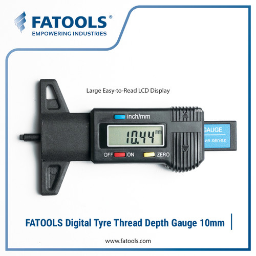 FATOOLS DTT310910 - DIGITAL TYRE THREAD DEPTH GAUGE SIZE 10MM