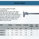 FATOOLS CO-530104 - VERNIER CALIPER SIZE 6"