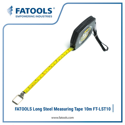 FATOOLS LST10 Long Steel Measuring Tape 10M Meteran Besi Roll