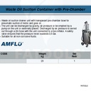 FATOOLS AF-OD43090 - WASTE OIL SUCTION SIZE 90LTR